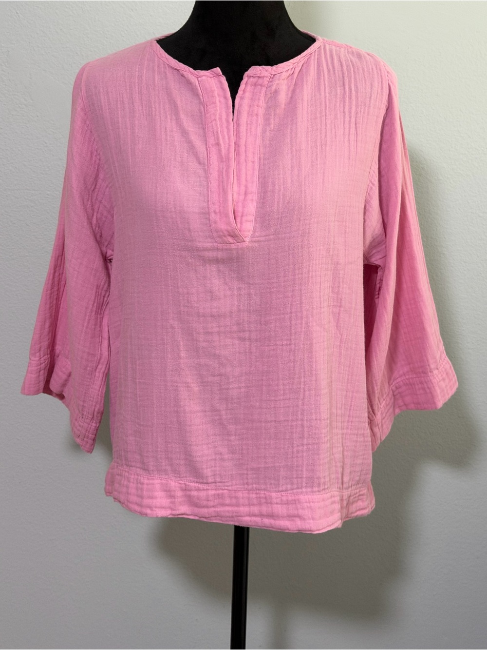 STARK X V Neck Cotton Short Sleeve Top - Small